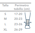 PRIM - AQTIVO SPORT TOBILLERA  elástica con almohadillas maleolares de silicona y vendaje en 8 P706